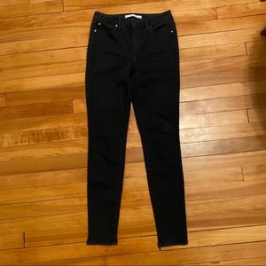 Ella Moss black high waisted skinny jeans